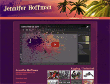 Tablet Screenshot of jenniferhoffman.net